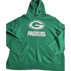 2734 Fanatics‎ Green Bay Packers Green Hoodie Men's Large
